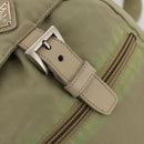 PRADA Rucksack Nylon Beige Silber Original bs33449-20