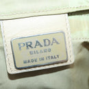 PRADA Rucksack Nylon Beige Silber Original bs33449-24