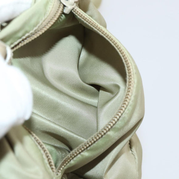 PRADA Rucksack Nylon Beige Silber Original bs33449