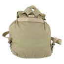 PRADA Rucksack Nylon Beige Silber Original bs33449-2