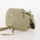 PRADA Rucksack Nylon Beige Silber Original bs33449-3