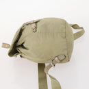 PRADA Rucksack Nylon Beige Silber Original bs33449-4