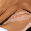 CELINE Macadam Canvas Tote Bag PVC Leather Brown Gold Auth bs33451-19