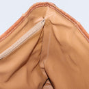 CELINE Macadam Canvas Tote Bag PVC Leather Brown Gold Auth bs33451-21