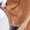 CELINE Macadam Canvas Schoudertas PVC Leer Bruin Goud Auth bs33452-20