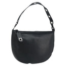 Salvatore Ferragamo Shoulder Bag Leather Black Silver Auth bs33458-1