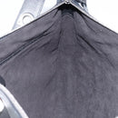 Salvatore Ferragamo Shoulder Bag Leather Black Silver Auth bs33458-17