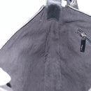 Salvatore Ferragamo Shoulder Bag Leather Black Silver Auth bs33458-18