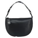 Salvatore Ferragamo Shoulder Bag Leather Black Silver Auth bs33458-13