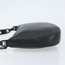 Salvatore Ferragamo Shoulder Bag Leather Black Silver Auth bs33458-4