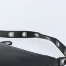 Salvatore Ferragamo Shoulder Bag Leather Black Silver Auth bs33458-8