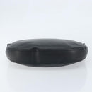 Salvatore Ferragamo Shoulder Bag Leather Black Silver Auth bs33458-5