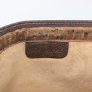 GUCCI GG Supreme Web Sherry Line Bag PVC Beige 41 011 2125 28 Auth bs33459-8