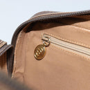 GUCCI GG Supreme Clutch Bag PVC Leather Beige Gold 014 58 6086 Auth bs33460-21
