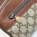 GUCCI GG Supreme Clutch Bag PVC Leather Beige Gold 014 58 6086 Auth bs33460-22