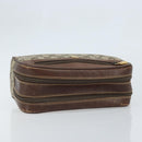 GUCCI GG Supreme Clutch Bag PVC Leather Beige Gold 014 58 6086 Auth bs33460-5