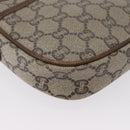 GUCCI GG Plus Supreme Shoulder Bag PVC Beige Gold Auth bs33461-16