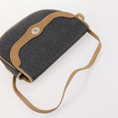 Christian Dior Honeycomb Canvas Bag Leather PVC 2 Set Black Auth bs33467-12