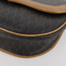 Christian Dior Honeycomb Canvas Bag Leather PVC 2 Set Black Auth bs33467-15