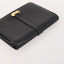 Christian Dior Honeycomb Canvas Bag Leather PVC 2 Set Black Auth bs33467-5
