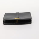 Christian Dior Honeycomb Canvas Bag Leather PVC 2 Set Black Auth bs33467-6