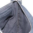 Chloe Shoulder Bag Canvas Black Silver Auth bs33468-20