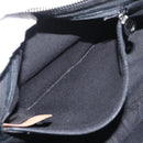 Chloe Shoulder Bag Canvas Black Silver Auth bs33468-23