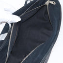 Chloe Shoulder Bag Canvas Black Silver Auth bs33468-24