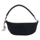 Chloe Shoulder Bag Canvas Black Silver Auth bs33468-3