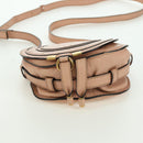 Chloe Marcie Shoulder Bag Leather Pink Gold Auth bs33470V-5