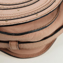 Chloe Marcie Shoulder Bag Leather Pink Gold Auth bs33470V-18