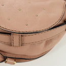 Chloe Marcie Shoulder Bag Leather Pink Gold Auth bs33470V-19