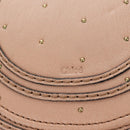 Chloe Marcie Shoulder Bag Leather Pink Gold Auth bs33470V-20