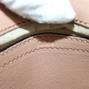 Chloe Marcie Shoulder Bag Leather Pink Gold Auth bs33470V-23