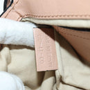 Chloe Marcie Shoulder Bag Leather Pink Gold Auth bs33470V-11