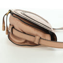 Chloe Marcie Shoulder Bag Leather Pink Gold Auth bs33470V-4