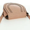 Chloe Marcie Shoulder Bag Leather Pink Gold Auth bs33470V-6