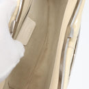 Salvatore Ferragamo Shoulder Bag Patent leather Cream Silver Auth bs33471-10