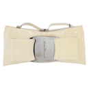 Salvatore Ferragamo Shoulder Bag Patent leather Cream Silver Auth bs33471-13
