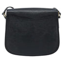 LOUIS VUITTON Epi Saint Cloud GM Shoulder Bag Black Noir M52192 LV Auth bs33474-2