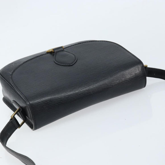 LOUIS VUITTON Epi Saint Cloud GM Shoulder Bag Black Noir M52192 LV Auth bs33474