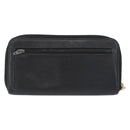 CHANEL Lange Geldbörse Caviar Leder Schwarz CC Auth bs33480-2