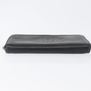 CHANEL Lange Geldbörse Caviar Leder Schwarz CC Auth bs33480-6