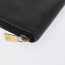 CHANEL Lange Geldbörse Caviar Leder Schwarz CC Auth bs33480-7