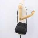 LOEWE Anagram Shoulder Bag Leather Navy Gold Auth bs33483-22