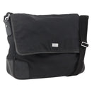 GUCCI Guccissima Shoulder Bag Canvas Black Silver 162410 Auth bs33484-1