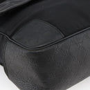 GUCCI Guccissima Shoulder Bag Canvas Black Silver 162410 Auth bs33484-14