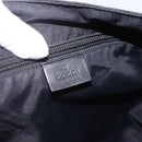 GUCCI Guccissima Shoulder Bag Canvas Black Silver 162410 Auth bs33484-18