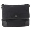 GUCCI Guccissima Shoulder Bag Canvas Black Silver 162410 Auth bs33484-13