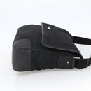 GUCCI Guccissima Shoulder Bag Canvas Black Silver 162410 Auth bs33484-4